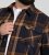 D555 Aldershot Long Sleeve Heavy Shacket Overshirt Tan/Navy Check - Košulje - Muške Košulje Veliki Brojevi