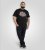D555 Dewsbury Skeleton On Bike Crew Neck T-Shirt Black TALL SIZE - MUŠKA ODJEĆA MT-6XLT - Odjeća za Visoke Muškarce