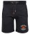 D555 HARLOW Jersey Shorts Black Twist - Sportske hlače & kratke - Muške Trenirke Veliki Brojevi