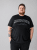 Jack & Jones CALEB VARSITY O-Neck T-Shirt Black - Majice Kratkih Rukava - Muške Majice Kratkih Rukava Veliki Brojevi 