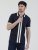 Mish Mash Belgrade Zip Through Polo Navy - Polo majice - Muške Polo Majice Veliki Brojevi