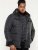 D555 Lonsdale Parka Style Jacket With Embroidery Patch On Sleeve Black - Jakne - Muške Jakne Veliki Brojevi