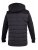 D555 Hampshire Hooded Quilted Jacket Black - Jakne - Muške Jakne Veliki Brojevi