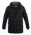 D555 Grove Quilted Parka Jacket Black - Jakne - Muške Jakne Veliki Brojevi