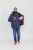 D555 Angus Diamond Quilted Puffer Jacket Navy - Jakne - Muške Jakne Veliki Brojevi