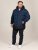 D555 Hank Ripstop Contrast Panelled Padded Hooded Jacket Tamnoplava - Jakne - Muške Jakne Veliki Brojevi