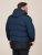 D555 Hank Ripstop Contrast Panelled Padded Hooded Jacket Tamnoplava - Jakne - Muške Jakne Veliki Brojevi
