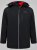 D555 Jamie Soft Shell Detachable Hood Padded Jacket Crna - Jakne - Muške Jakne Veliki Brojevi