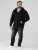 D555 Cantor Hoodie Black - Puloveri & dukserice - Muške Puloveri & dukserice veliki brojevi