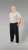 20 Nodi Grecale Stretch Fleece Cotton Sports Pants with Enzyme and Soft Touch Treatment Black - Sportske hlače & kratke - Muške Trenirke Veliki Brojevi