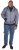 D555 AVERY Blue Speckled Hoody - Puloveri & dukserice - Muške Puloveri & dukserice veliki brojevi