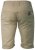 D555 PANAMA Chino Short With Side Elasticated Waist Khaki - Kratke hlače - Muške Kratke Hlače Veliki Brojevi 