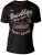 D555 NEAL Brooklyn Crew Neck T-Shirt Black - Majice Kratkih Rukava - Muške Majice Kratkih Rukava Veliki Brojevi 