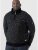 D555 REMINGTON Sweater With Woven Zipper Chest Pocket Black/Charcoal - Puloveri & dukserice - Muške Puloveri & dukserice veliki brojevi