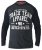 D555 KELTON Long Sleeve Raglan T-Shirt Charcoal/Black - Majice Kratkih Rukava - Muške Majice Kratkih Rukava Veliki Brojevi 