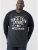 D555 KELTON Long Sleeve Raglan T-Shirt Charcoal/Black - Majice Kratkih Rukava - Muške Majice Kratkih Rukava Veliki Brojevi 
