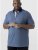D555 SWANN Short Sleeve Stretch Polo Denim Melange - Polo majice - Muške Polo Majice Veliki Brojevi