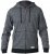 D555 Romney Full Zipper Hoodie Charcoal - Puloveri & dukserice - Muške Puloveri & dukserice veliki brojevi