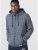 D555 Romney Full Zipper Hoodie Navy - Puloveri & dukserice - Muške Puloveri & dukserice veliki brojevi