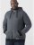 D555 Romney Full Zipper Hoodie Charcoal - Puloveri & dukserice - Muške Puloveri & dukserice veliki brojevi