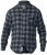 D555 Lawton LS Flannel Shirt Grey - Košulje - Muške Košulje Veliki Brojevi