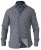 D555 Radcliff LS Printed Shirt Navy - Košulje - Muške Košulje Veliki Brojevi