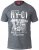 D555 Lorne T-shirt Grey Twist - Majice Kratkih Rukava - Muške Majice Kratkih Rukava Veliki Brojevi 