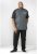 D555 Nelson Stretch Tapered Cargo Pants Black - Traperice & hlače - Muške Traperice i Hlače Veliki Brojevi