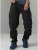D555 Nelson Stretch Tapered Cargo Pants Black - Traperice & hlače - Muške Traperice i Hlače Veliki Brojevi
