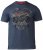 D555 Bradley T-shirt Blue - Majice Kratkih Rukava - Muške Majice Kratkih Rukava Veliki Brojevi 