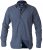 D555 Scott LS Printed Shirt Blue - Košulje - Muške Košulje Veliki Brojevi