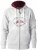 D555 Gabriel Athletic Zip Hoodie Grey - Puloveri & dukserice - Muške Puloveri & dukserice veliki brojevi