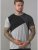 D555 Authentic T-shirt Grey - Majice Kratkih Rukava - Muške Majice Kratkih Rukava Veliki Brojevi 