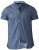 D555 Limburg Short Sleeve Shirt Blue - Košulje - Muške Košulje Veliki Brojevi