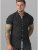 D555 Dwight Short Sleeve Shirt Black - Košulje - Muške Košulje Veliki Brojevi