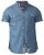 D555 Nathan Short Sleeve Shirt Blue - Košulje - Muške Košulje Veliki Brojevi