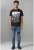 D555 Cain T-shirt Black - Majice Kratkih Rukava - Muške Majice Kratkih Rukava Veliki Brojevi 