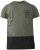 D555 Emerson T-shirt Khaki & Black - Majice Kratkih Rukava - Muške Majice Kratkih Rukava Veliki Brojevi 