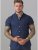 D555 Norman Short Sleeve Oxford Shirt Navy - Košulje - Muške Košulje Veliki Brojevi