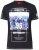 D555 Ethan T-shirt Black - Majice Kratkih Rukava - Muške Majice Kratkih Rukava Veliki Brojevi 