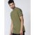 D555 Kambria Couture T-shirt Khaki - Majice Kratkih Rukava - Muške Majice Kratkih Rukava Veliki Brojevi 