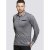 D555 Brockville Long Sleeve Polo Grey - Polo majice - Muške Polo Majice Veliki Brojevi