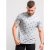 D555 Dario T-shirt Grey - Majice Kratkih Rukava - Muške Majice Kratkih Rukava Veliki Brojevi 