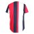 D555 Bancroft T-shirt Red/Navy - Majice Kratkih Rukava - Muške Majice Kratkih Rukava Veliki Brojevi 