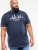 D555 Randwick San Francisco Printed T-Shirt Navy - Majice Kratkih Rukava - Muške Majice Kratkih Rukava Veliki Brojevi 