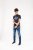 D555 Randwick San Francisco Printed T-Shirt Navy - Majice Kratkih Rukava - Muške Majice Kratkih Rukava Veliki Brojevi 