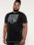D555 Willoughby NYC Dot Printed T-Shirt Black - Majice Kratkih Rukava - Muške Majice Kratkih Rukava Veliki Brojevi 