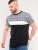 D555 Vista Couture Cut And Sew Curved Hem T-Shirt - Majice Kratkih Rukava - Muške Majice Kratkih Rukava Veliki Brojevi