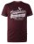 D555 Wharf California Eagle Printed T-Shirt Burgundy - Majice Kratkih Rukava - Muške Majice Kratkih Rukava Veliki Brojevi 