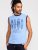 D555 Bretton Surf Board Printed Sleeveless T-Shirt - Majice Kratkih Rukava - Muške Majice Kratkih Rukava Veliki Brojevi 